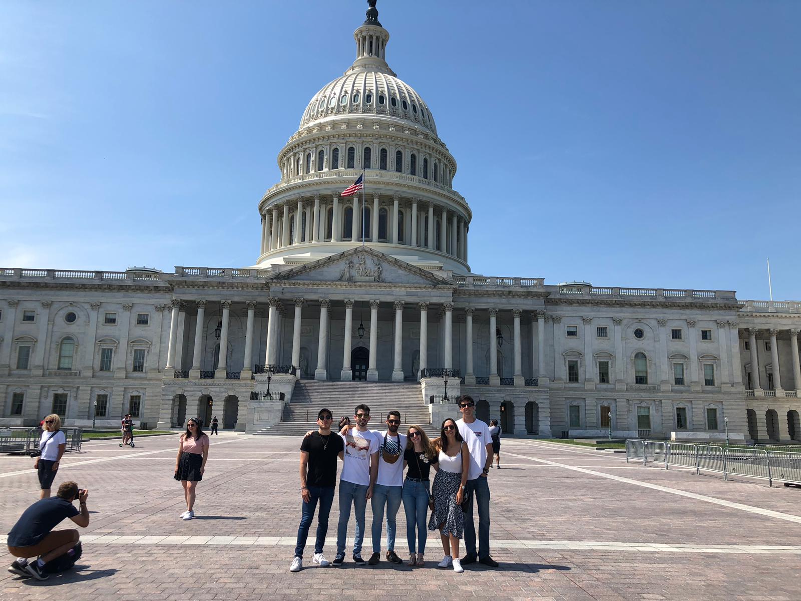 Internship participants in Washington D.C.